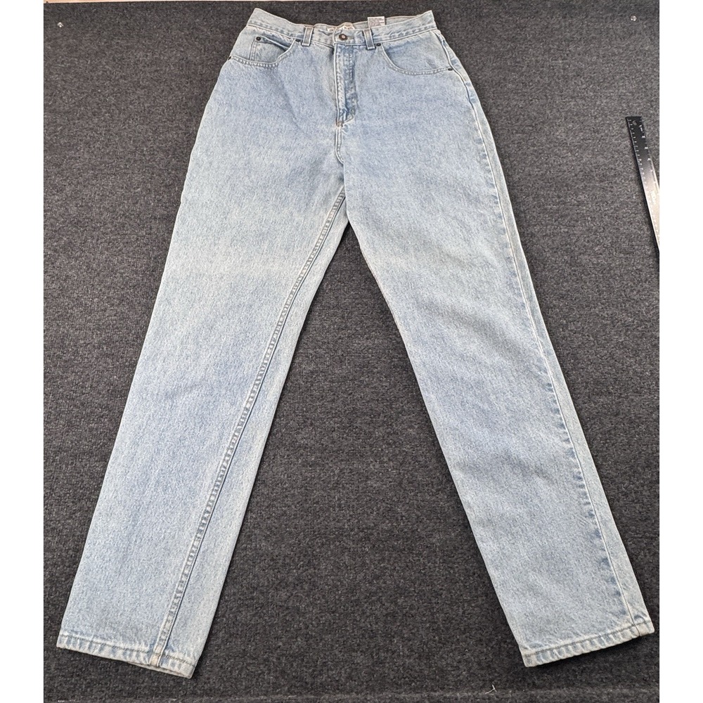 Vintage/Y2K BUGLE BOY FOR HER Collection Light Blue Denim MOM JEANS Sz 14 Avg